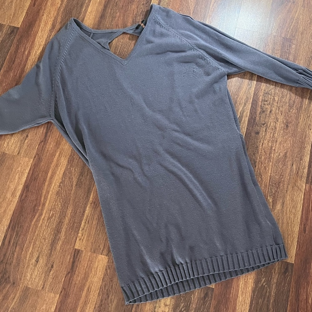 Mini Open back sweater dress